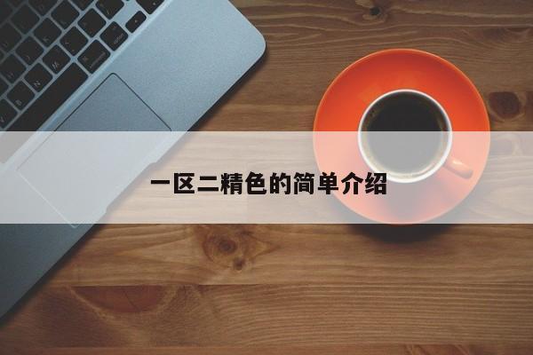 一区二精色的简单介绍